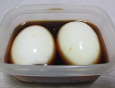 麺つゆ煮卵　調理②