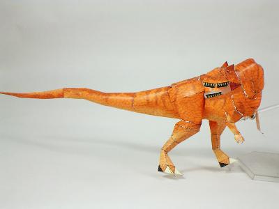ペーパークラフト アロサウルス
