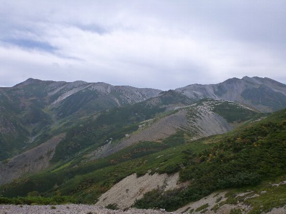 小蓮華山と白馬岳