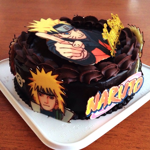 Naruto ナルト の誕生日ケーキ 描いたり作ったり Tm