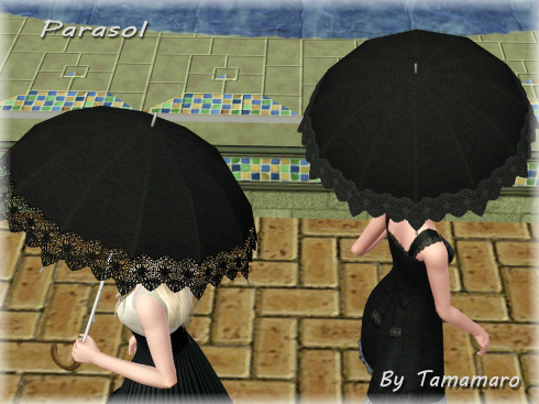 The Sims 3: Нестандартные аксессуары - Страница 3 Parasol000